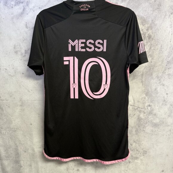 Inter Miami Messi Adidas Jersey Mens Small 17x26.5 Black 23/24 - Picture 3 of 13